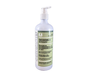 Dexidin 2 - Détersif pour la peau, 450 ml - Exp. 11/2027 Lot 14SE