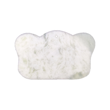 Gua sha de jade en forme de couronne