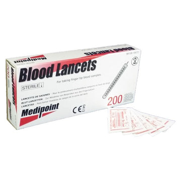 Lancettes de saignée Medipoint - Exp. 10/2027 Lot 20271015