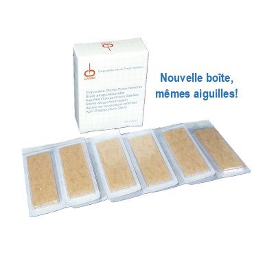 Aiguilles d'acupuncture pression Carbo Press Tack