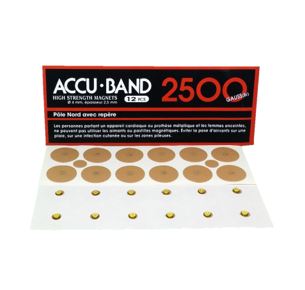 Aimants or ACCU-BAND 2500 Gauss