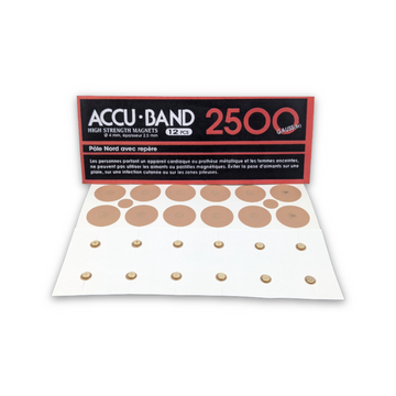 Aimants or ACCU-BAND 2500 Gauss (pqt/12)