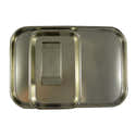 Plateau De Communion Rond Empilable 40 Trous - Acier Inoxydable 304, Diamètre 30 Cm - Pour église, Cérémonie Religieuse - 6
