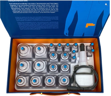 Ens. de 20 ventouses carrées à pompe Fascia Buddy