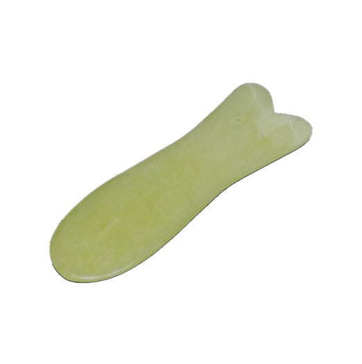 Gua sha de jade en forme de poisson