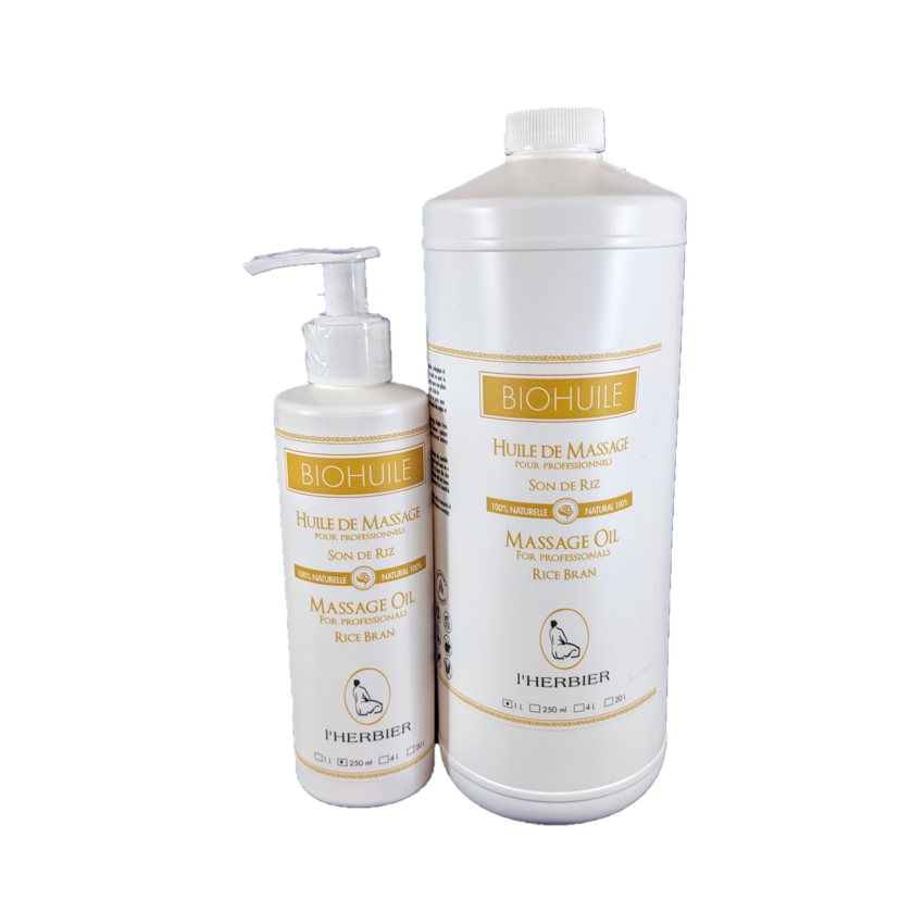Huile de massage BioHuile son de riz
