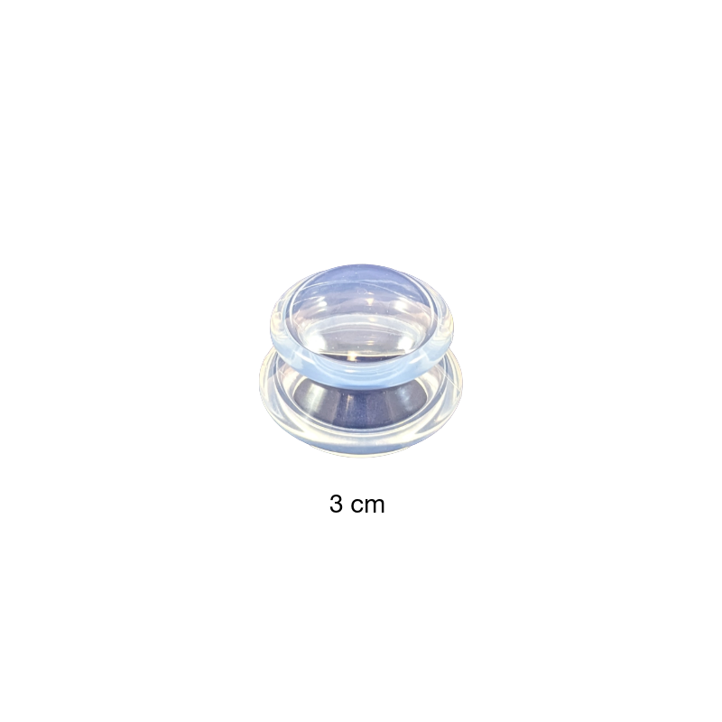 Ventouses en silicone transparent